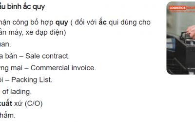 BẠN CÓ BIẾT QUY TRÌNH NHẬP KHẨU ẮC QUY NHƯ THẾ NÀO KHÔNG ?