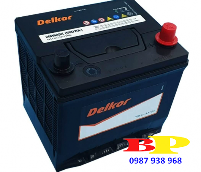 Ắc quy Delkor 12V 50AH 50D20R