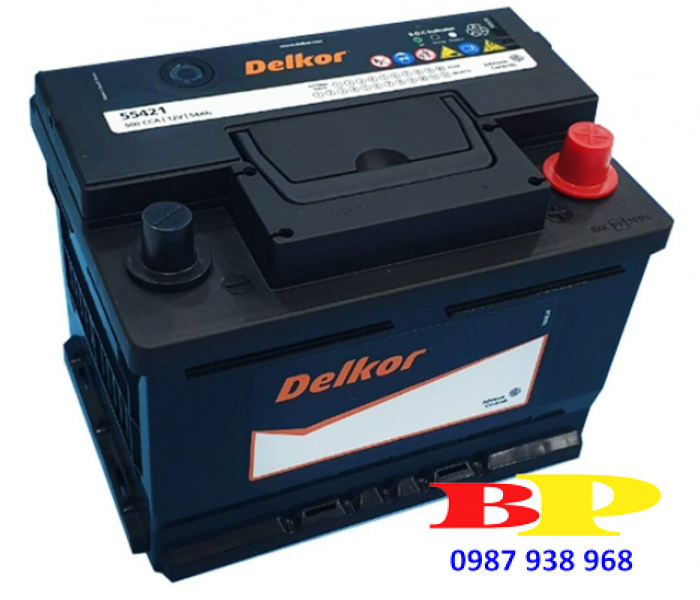 Ắc quy Delkor 12V 54AH DIN 55421