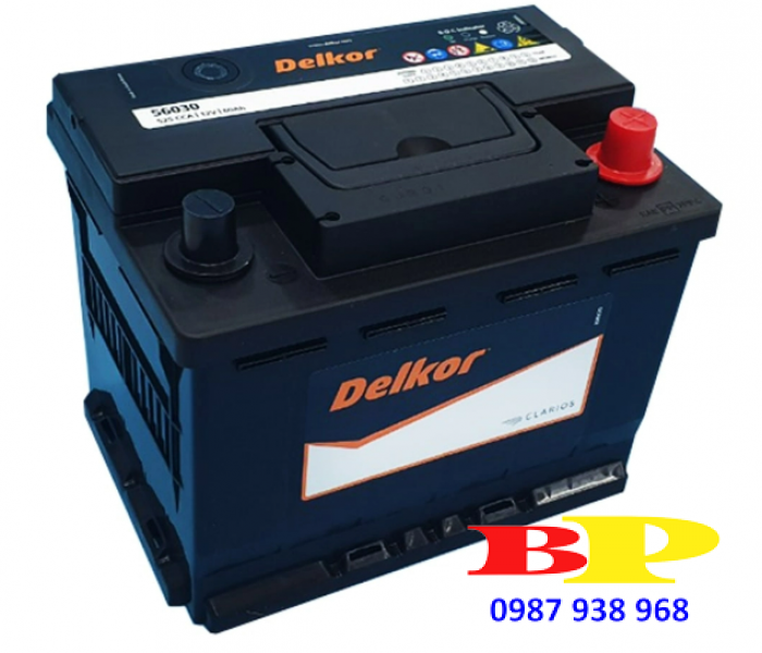 Ắc quy Delkor 12V 60AH DIN 56030