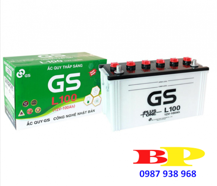BÌNH ẮC QUY THẮP SÁNG - L100 (100AH)