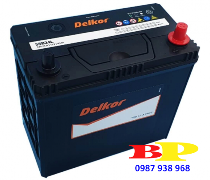 Ắc quy Delkor 12V 45AH 55B24L