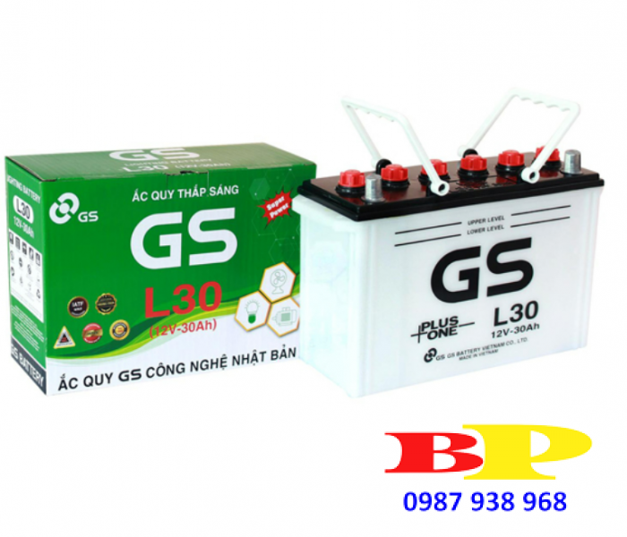 BÌNH ẮC QUY THẮP SÁNG - L30 (30AH)