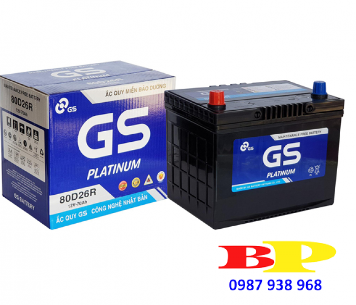 BÌNH MF 80D26R (12V-70AH) 