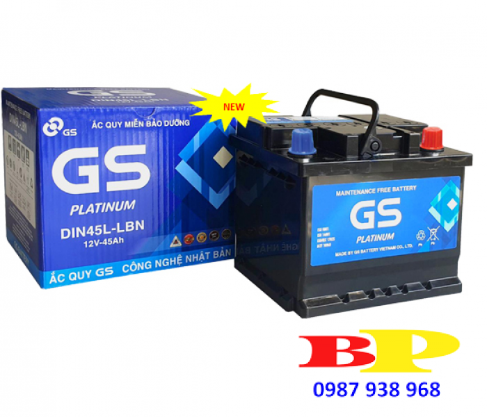 BÌNH MF DIN45L-LBN (12V, 45AH)