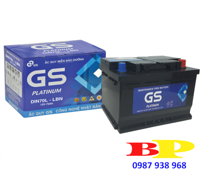 BÌNH MF DIN70L-LBN (12V - 70AH) 