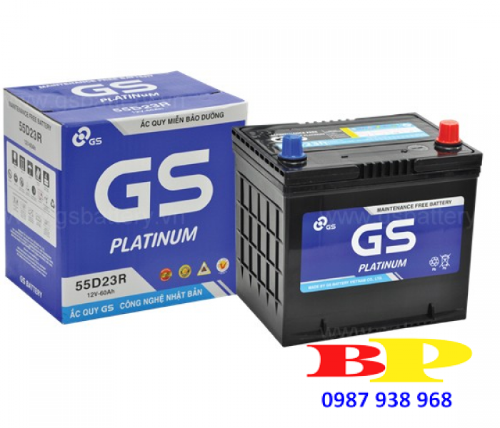 BÌNH MF 55D23R (12V-60AH)  