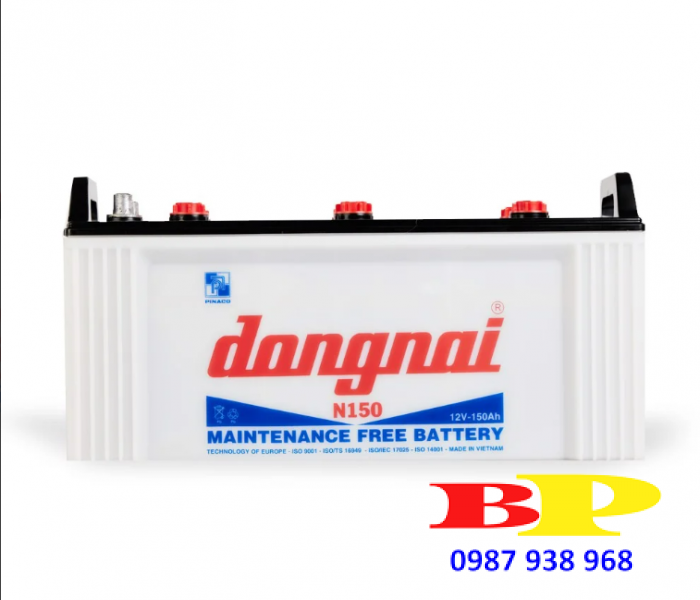 Ắc quy Xe tải Đồng Nai N150 - 12V - 150Ah