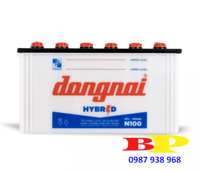 Ắc quy Xe tải Đồng Nai N100 - 12V - 100Ah