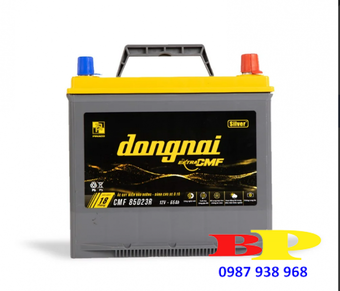 Ắc quy khô miễn bảo dưỡng Đồng Nai EXTRA CMF 85D23R - 12V - 65Ah