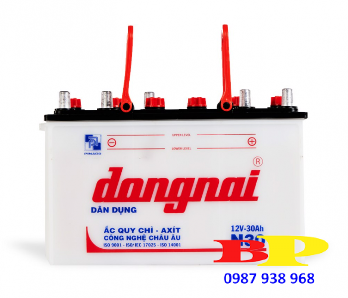 Ắc quy Dân dụng Đồng Nai N30 - 12V - 30Ah