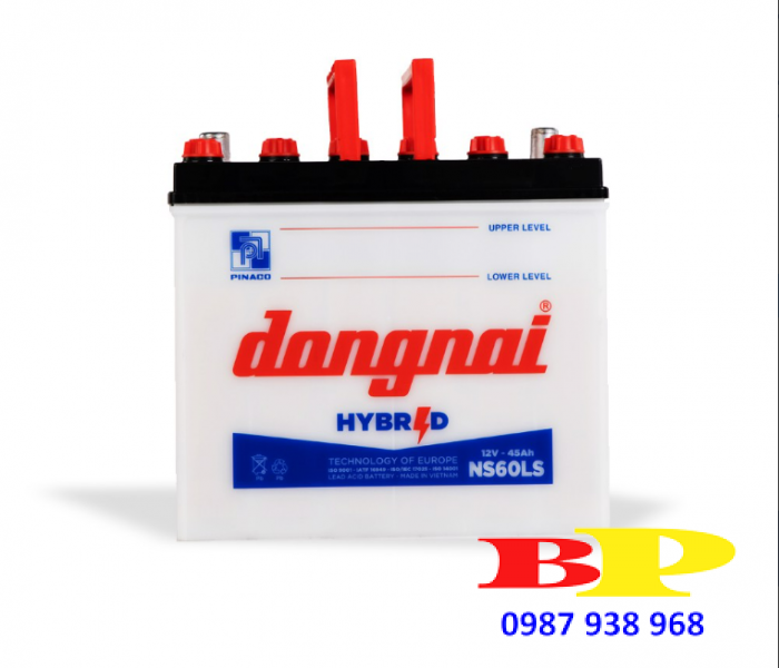 Ắc quy Hybrid Đồng Nai NS60LS - 12V - 45Ah