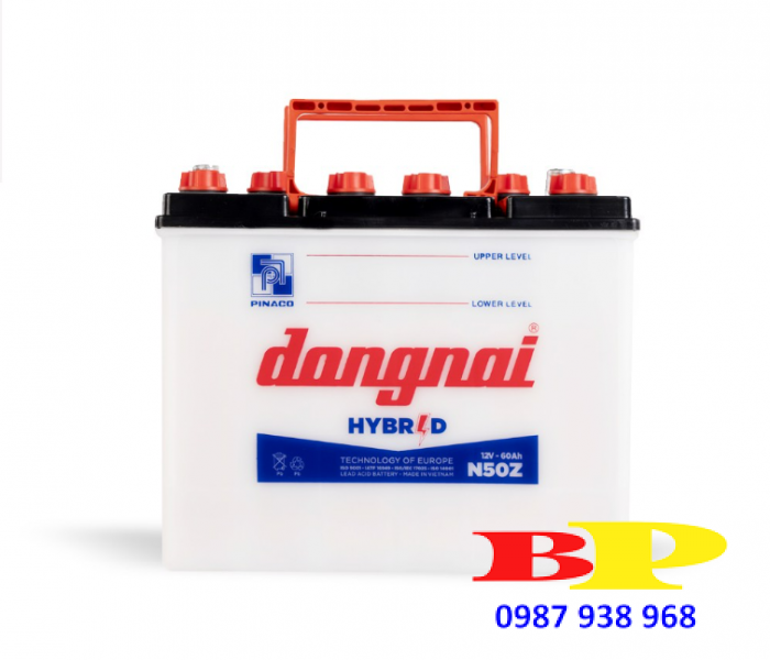Ắc quy Hybrid Đồng Nai N50Z - 12V - 60Ah