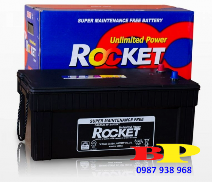 Ắc quy Rocket 12V 100AH SMF 1000RS cọc vít